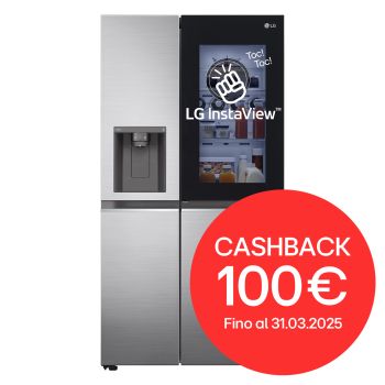 Foto frontale del frigorifero LG GSXV80PZLE